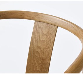 Sedia da pranzo in colore beige-naturale Relate - Unique Furniture