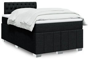 Giroletto A Molle Con Materasso Nero 120x190 Cm İn Tessuto /
