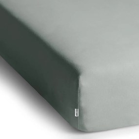 Lenzuolo con angoli grigio chiaro in jersey 240x220 cm Amber – Restilo
