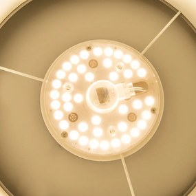 Plafoniera blu 40 cm incl. LED - Drum LED