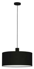 Eglo 33355 - Lampadario a sospensione su cavo AMANI 1xE27/60W/230V Ø 53 cm nero