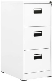 Schedario Bianco 46x62x102,5 Cm İn Acciaio /