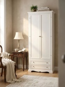 CHARLTON - armadio 2 ante in legno massello