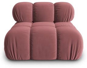 Modulo divano in velluto rosa (parte centrale) Bellis - Micadoni Home