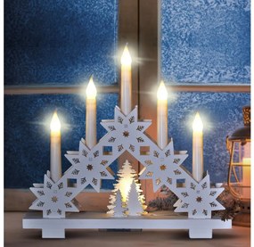 Brilagi - Candelabro natalizio a LED 5xLED/2xAA