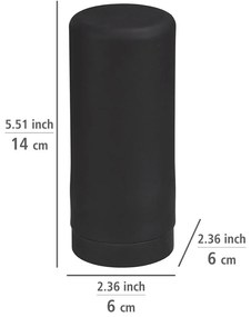 Distributore di sapone in silicone nero Easy Squeez-e - Wenko