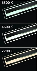 Lampadario con intensità regolabile argentato in metallo Tenso – Fischer &amp; Honsel