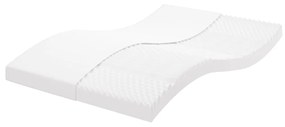 Materasso İn Schiuma Bianco 120x200 Cm 7 Zone Durezza 20 Ild /