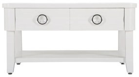 Tavolino bianco in legno di abete 60x90 cm Shine - Mauro Ferretti