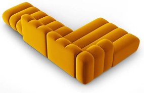 Divano angolare giallo ad angolo sinistro Lupine - Micadoni Home