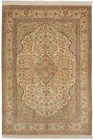 Tappeto 180x130 Beige (Indian) Annodato A Mano