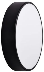 Plafoniera bagno CLEO 3xE27/24W/230V d. 40 cm nero IP54