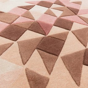 Tappeto rosso e rosa 170x120 cm Enigma - Asiatic Carpets
