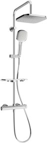 Mexen KT33 set doccia esterna con soffione e miscelatore termostatico, cromo - 771503393-00