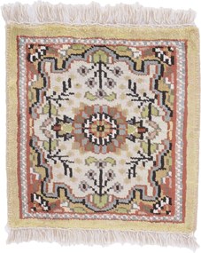 Agra Tappeto orientale 30 x 30 (Indian) Annodato A Mano