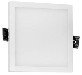 Pannello LED 8W da incasso Quadrato, Foro Tondo Ø75mm OSRAM LED, CCT Colore Bianco Variabile CCT