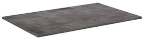 Top per lavabo Neo SENSEA L 76 x H 1.2 x P 48.5 cm grigio stratificato, effetto pietra naturale