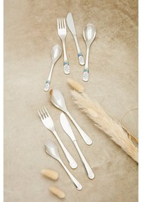 Posate per bambini in acciaio inox argento 4 pezzi Unicorn - Zilverstad