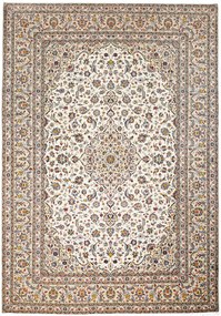 Kashan Tappeto persiano 350x250 Beige (Iran) Annodato A Mano