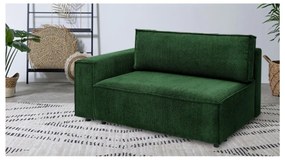 Modulo divano in velluto a coste verde, angolo sinistro Nihad modular - Bobochic Paris