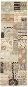 Patchwork Tappeto orientale 80x250 (Indian) Annodato A Mano