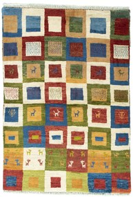 Gabbeh Tappeto 170x110 (Iran) Annodato A Mano