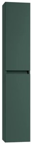 Colonna per mobile bagno Kora 2 ante P 27 x L 30 x H 160 cm laccato opaco verde foresta