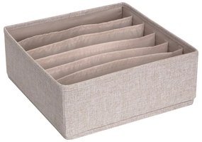 Organizzatore per cassetti beige con scomparti Cassetto, 29 x 11 cm - Bigso Box of Sweden