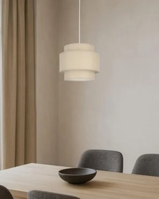 Brilagi - Lampadario sospeso RESNA con cavo 1xE27/60W/230V Ø 20 cm beige
