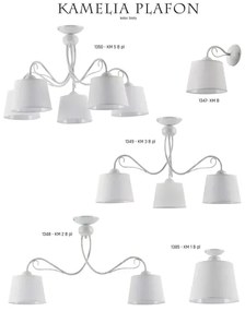 Jupiter 1348 - KM 2 PB - Plafoniera KAMELIA 2xE27/60W/230V