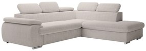 Divano letto in Velluto a coste Beige - Angolo a destra - FABIEN