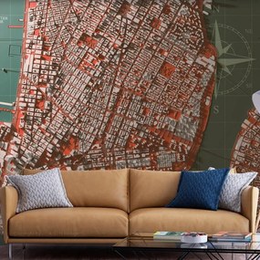 Carta da Parati Ultimo Incontro a Manhattan  Larghezza x Altezza Home decor 100x70