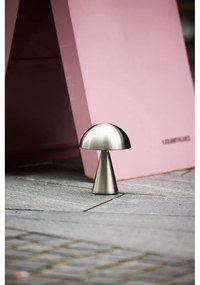 Lampada da tavolo dimmerabile a LED grigio scuro (altezza 20 cm) Mush - Hübsch