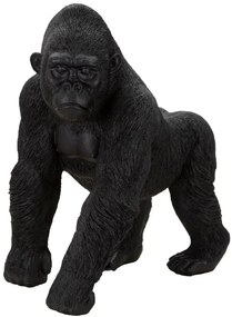 Statua di Gorilla Nera 35x21,5x37,5 cm