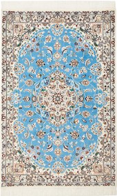 Nain Tappeto 80 x 120 Blu (Iran) Annodato A Mano