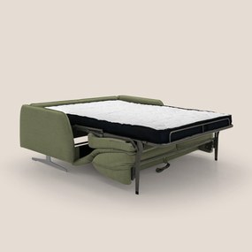 Texas Divano letto matrimoniale moderno in tessuto impermeabile T19 verde