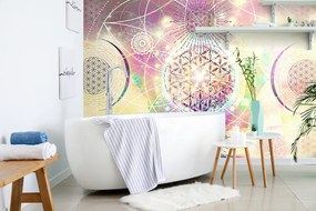 Carta da parati autoadesiva – Mandala in un design interessante