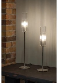 Markslöjd 108557 - Lampada da tavolo TUBO 1xE14/40W/230V 50 cm cromo lucido/clear