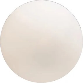 Lampada a sospensione scandinava smart argento con vetro opale 50cm incl. WiFi A60 - Ball 50