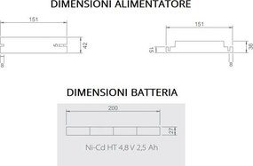 Modulo di Emergenza per Tubo LED fino a 30W a 220- 230V aut. 2H - Professional