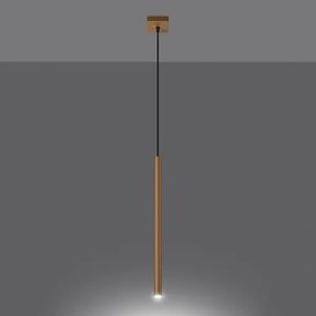 Sollux SL.1170 - Lampadario a sospensione con filo PASTELO 1xG9/8W/230V oro