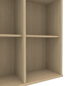 Libreria a parete rivestita in rovere 025 Mistral - Hammel Furniture