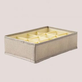 Organizer in tessuto (35x22 cm) Guat Beige - Sklum