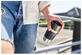 Tefal - Tazza termica 300 ml COMPACT MUG acciaio inossidabile/nero
