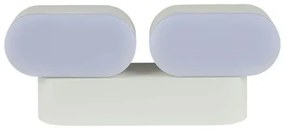 Applique LED da esterno flessibile 2xLED/12W/230V IP65 grigio