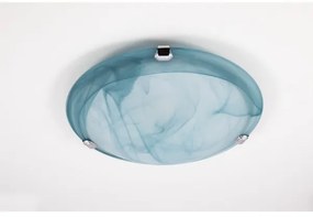 Redo 05-390 - Plafoniera VIRGINIA 1xE27/42W/230V diametro 30 cm blu