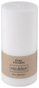 Candela amica bianca, durata di combustione 50 h Eco - Eco candles by Ego dekor