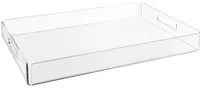 Vassoio Bon Ton 45,5x5x32 cm trasparente Iplex