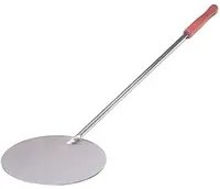 Pala per pizza inox tonda con manico cm. 32 - cm. 150 -