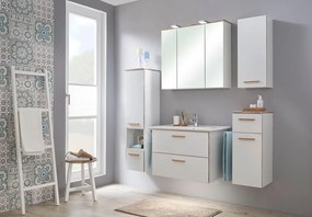 Lavabo in ceramica bianca senza miscelatore 80x47 cm Set 931 - Pelipal